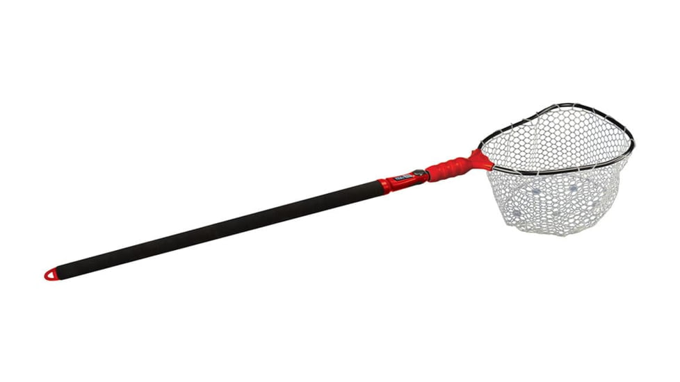 EGO S2 REACH Medium Clear Rubber w/ 48in Handle, Black/Red, Medium, 72087