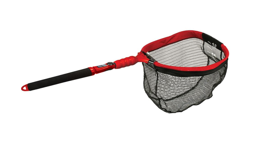 EGO S2 Slider Compact Guide Landing Net, Black/Red, Medium, 72014