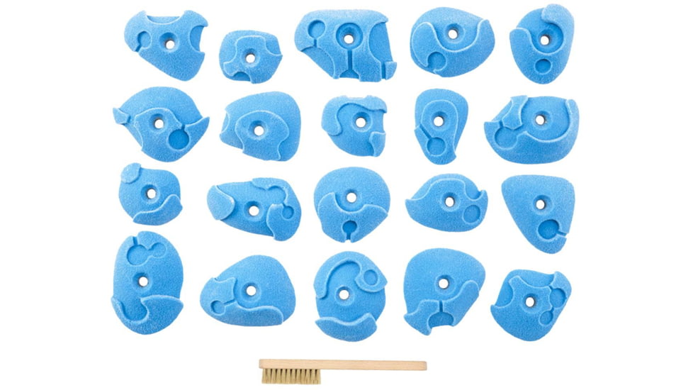 eGrips Drop Art Footholds, Blue, 301213-1301