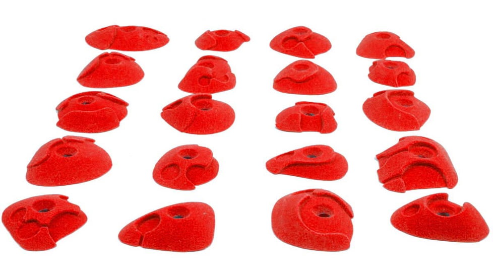 eGrips Drop Art Footholds, Red, 301213-1112