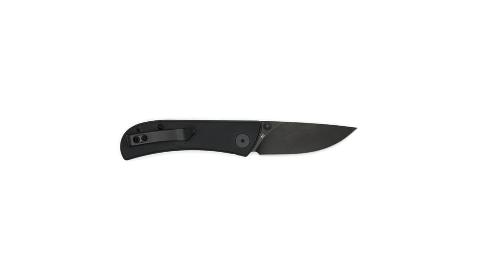 EIKONIC Knife Company Fairwind Folding Knife - Designed by HEA Designs, 2.72in, D2 Steel w/ Rockwell Hardness of 59-60, G10 Handle, Black/Black, 220BB