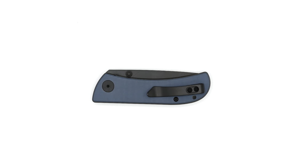 EIKONIC Knife Company Fairwind Folding Knife, 2.72in, D2 Steel w/ Rockwell Hardness of 59-60, G10 Handle, Black/ BlueGrey, 220BGY