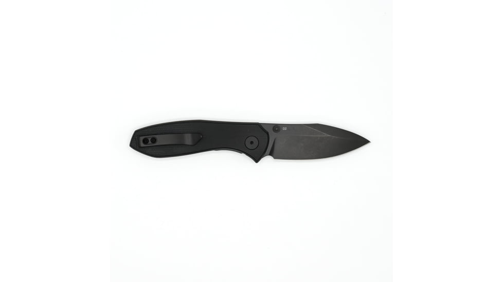 EIKONIC Knife Company Kasador Folding Knife, 2.7in, D2 Steel w/ Rockwell Hardness of 59-60, Micarta Handle, Black/Black, 331BB