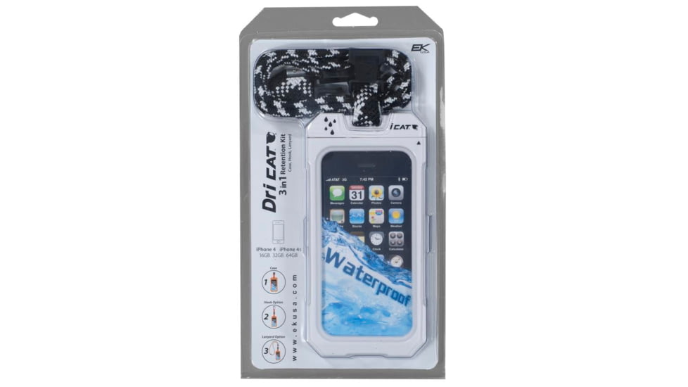 EK Ekcessories Dri Cat iPhone 4 &amp; 4s 3 in 1 Retention Kit -White