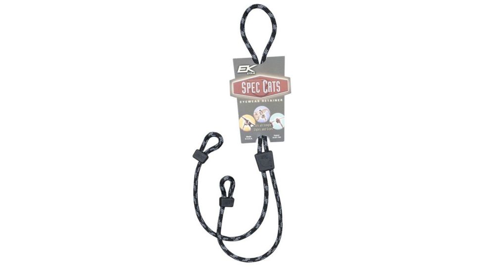 EK Ekcessories Spec Cats Eyewear Retainer-Black/Gray