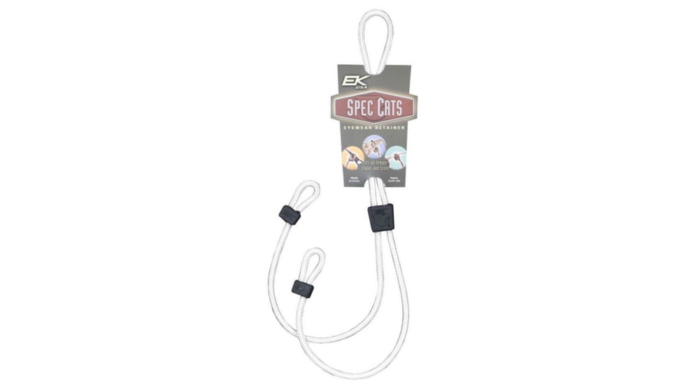 EK Ekcessories Spec Cats Eyewear Retainer-White
