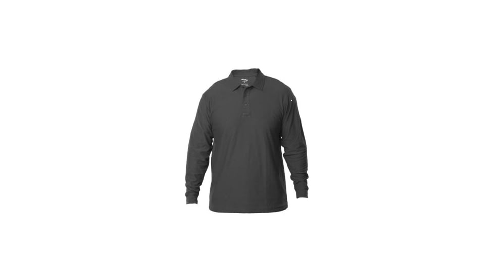 Ufx Comfort Long Sleeve Polo-Mens-Black
