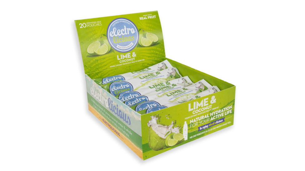 Electrolicious Lime and Coconut Electrolyte Drink Mix-Single