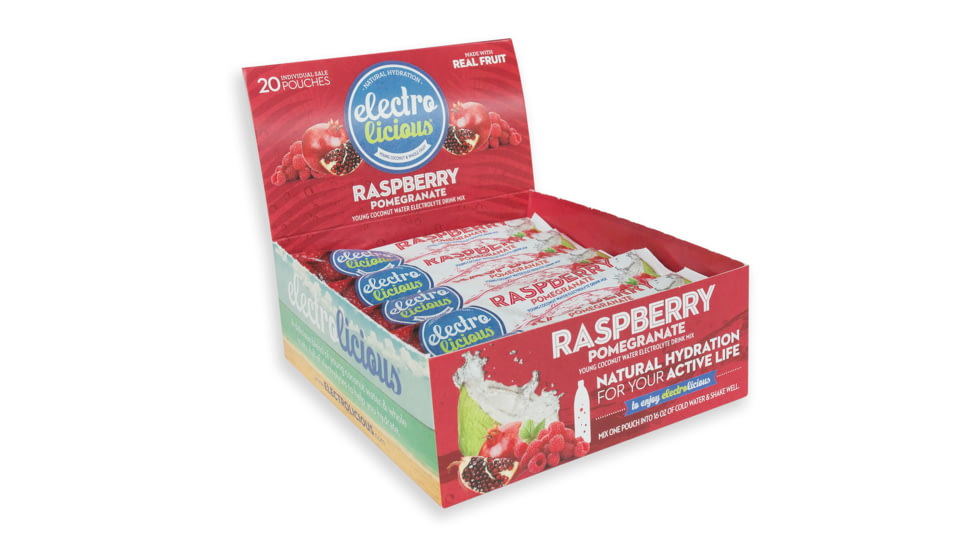 Electrolicious Raspberry Pomegranate Electrolyte Drink Mix-Single