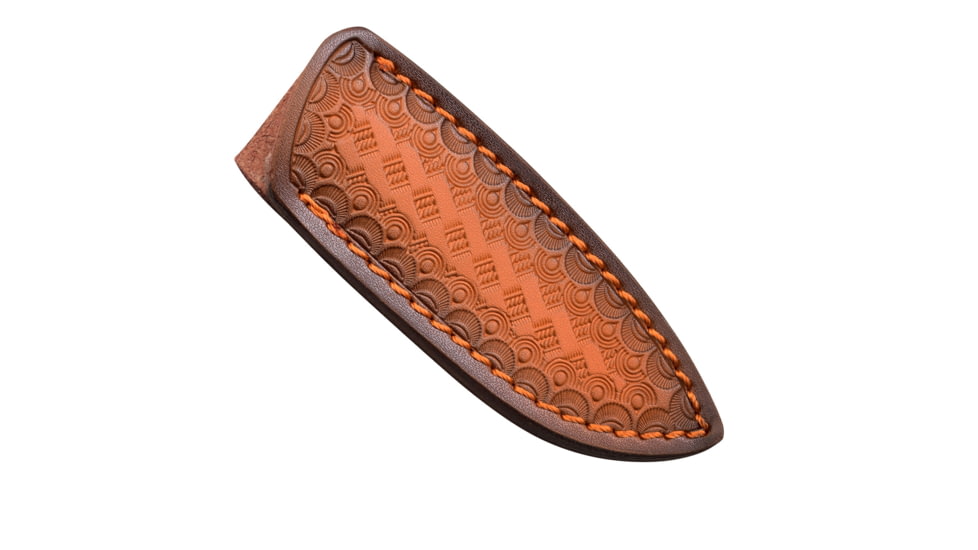 Elk Ridge Drop Point Fixed Blade Knife, 2.25 in, Damascus Steel, Rose Wood, ER-111RDM