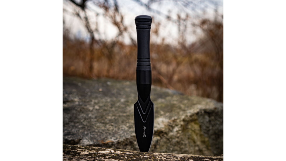 Elk Ridge Spire Fine Edge Fixed Blade Knife, 4.25in, Stainless Steel 3CR14MoV, Spear Point, Black Handle, ER-SP002BK