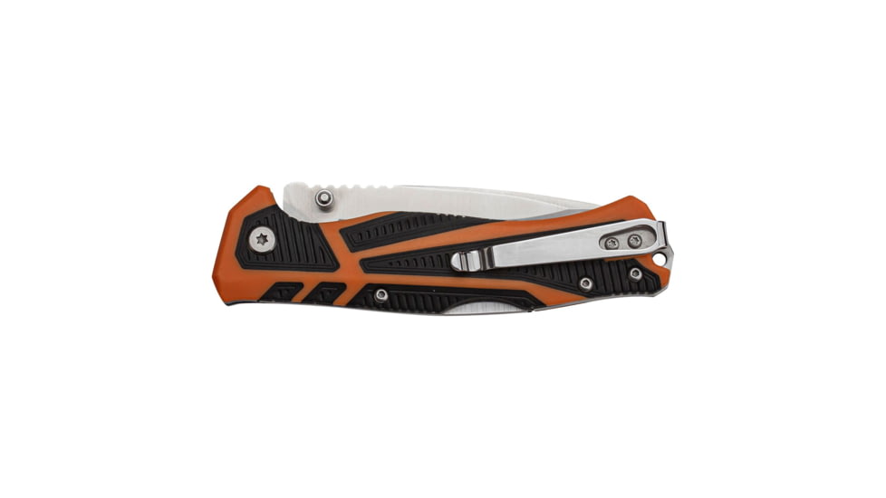 Elk Ridge Trek Manual Folding Knife, 3.5in, Stainless Steel 8Cr13MoV, Drop Point, Satin Handle, ER-TKFDR001