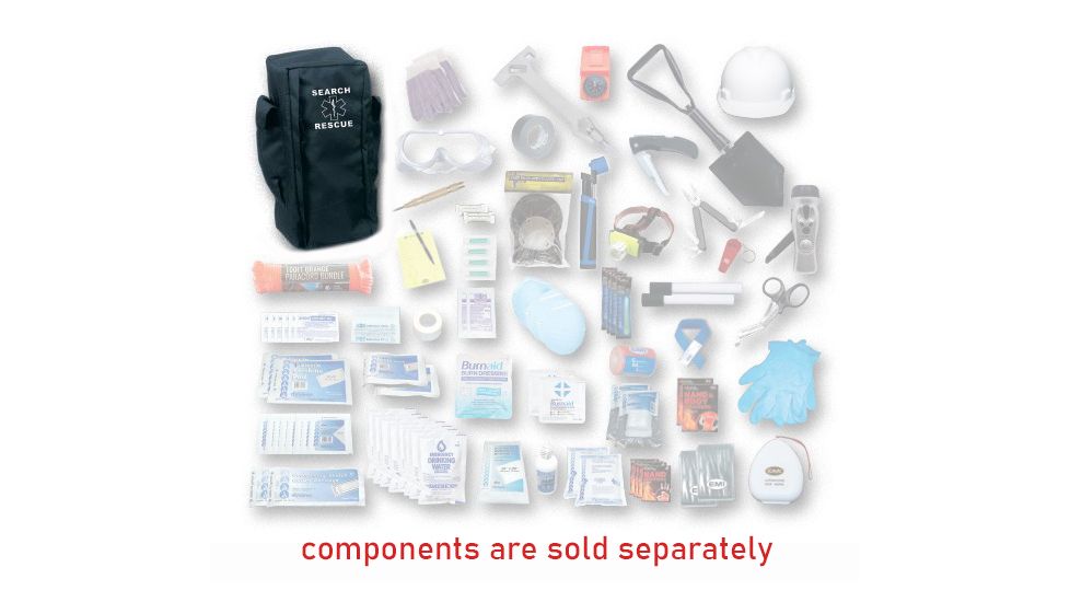 EMI Search and Rescue Response Pack Complete Bag Only, Black, 504
