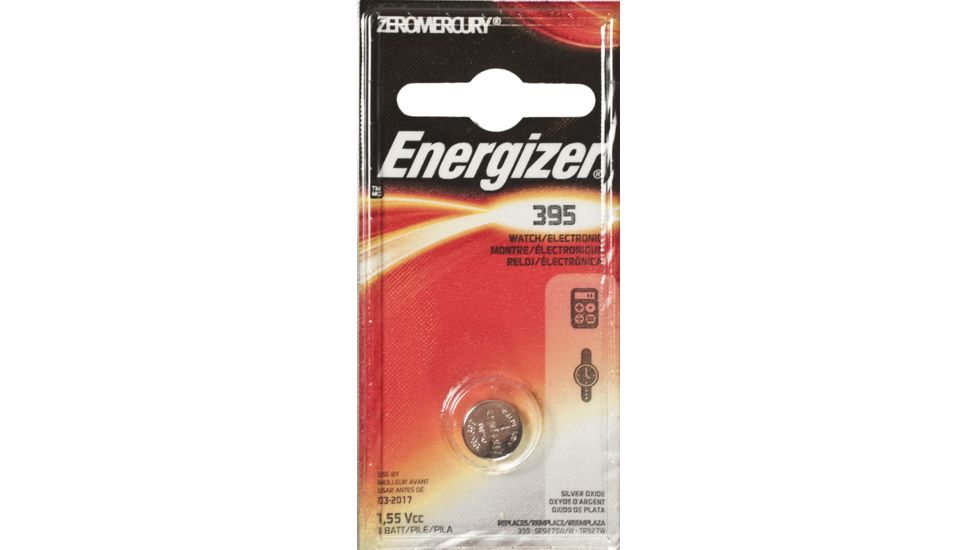 Energizer 1.5 Volt Silver Oxide Zero Mercury Button Cell Battery 395BPZ