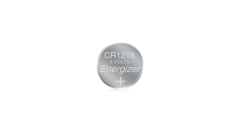 Energizer 3 Volt Lithium Coin Button Cell Electronic / Watch Battery, CR1216, ECR1216BP