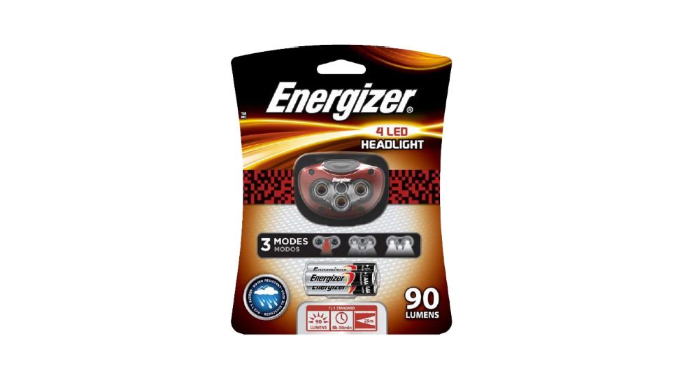 Energizer 4-LED 28 Lumens Headlamp with 2 Light modes 90 Lumens HD4L33AE