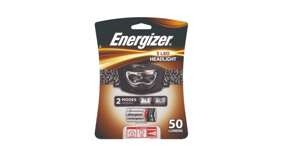 Energizer LED Headlight Flashlight - Black 50 Lumens HD33A1EN