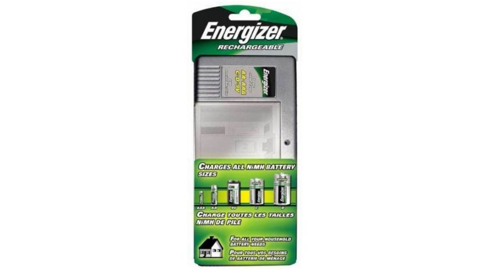 Energizer Family Charger for AA, AAA, C, D, or 9V Rechargeable Nimh Batteries CHFC with LCD Screen