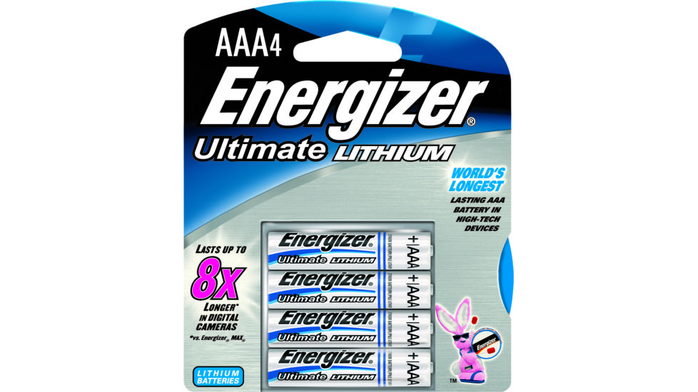 Energizer Ultimate Lithium Batteries AAA - L92BP-4