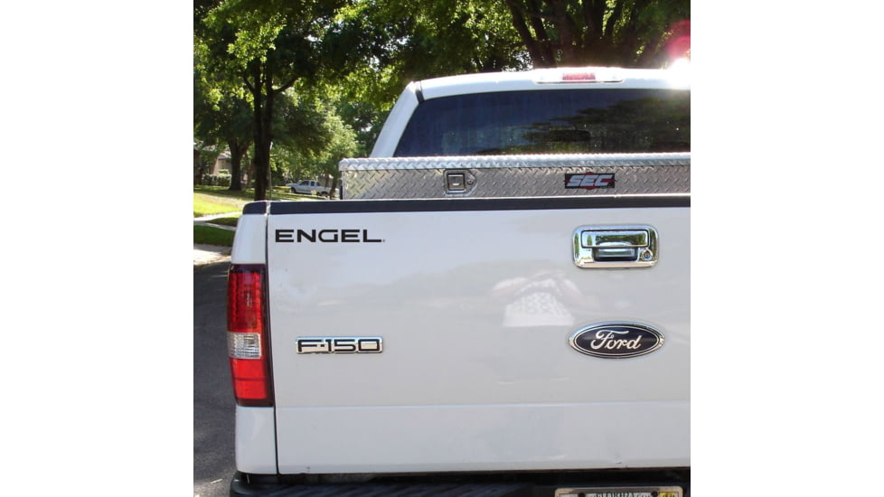 Engel Coolers 10" or 15" ENGEL Black Vinyl Transfer, Decal-Engel-15-Blk-Vinyl