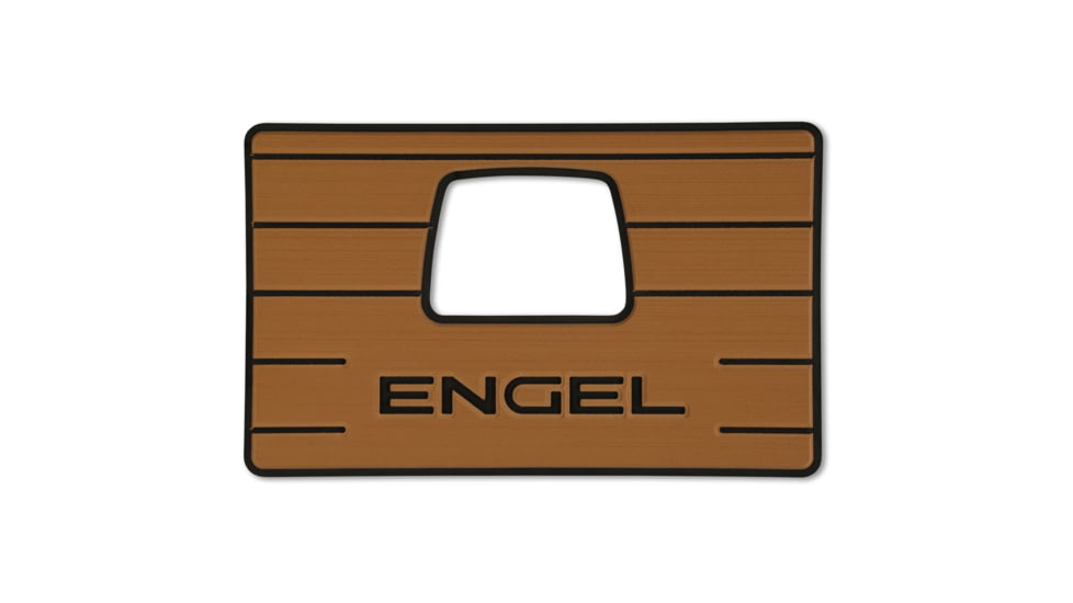 Engel Coolers SeaDekR Teak Pattern Non-Slip Marine Drybox Topper, SDUC30-GT