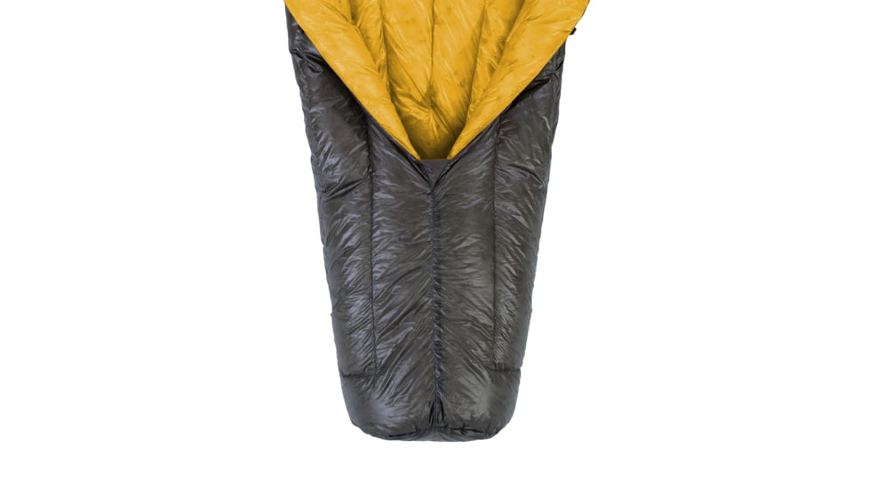 Enlightened Equipment Enigma Sleeping Bag, 50F/10C, Short/Regular, Charcoal/Yellow, 850 Fill Power, Charcoal/Yellow, Short/Regular, ENI85050CYSRX