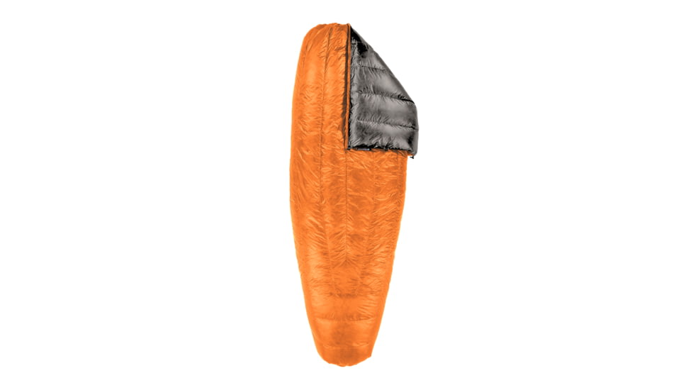 Enlightened Equipment Revelation Sleeping Bag, 50F/10C, Short/Regular, Burnt Orange/Charcoal, 850 Fill Power, Burnt Orange/Charcoal, Short/Regular, REV85050BCSRX