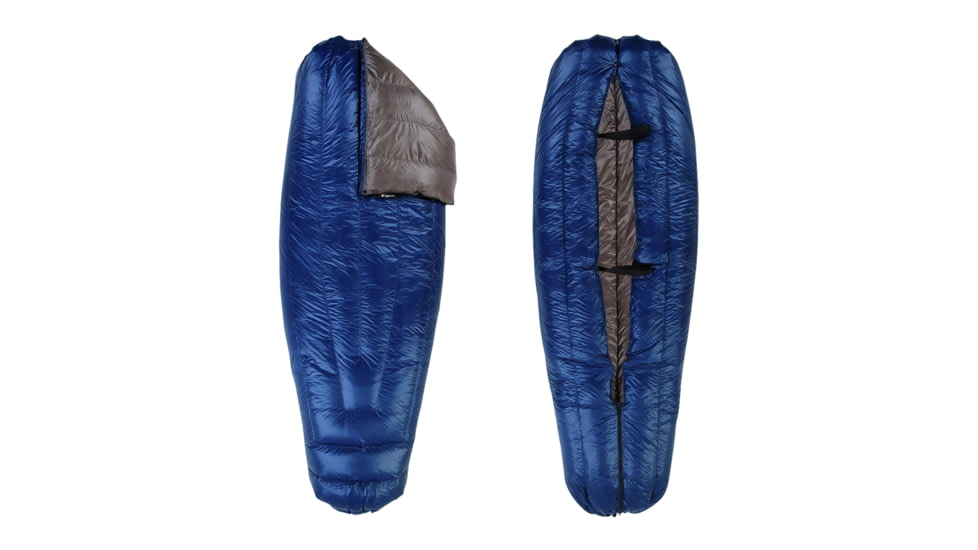 Enlightened Equipment Revelation Sleeping Bag, 50F/10C, Short/Regular, Navy/Charcoal, 850 Fill Power, Navy/Charcoal, Short/Regular, REV85050NCSRX
