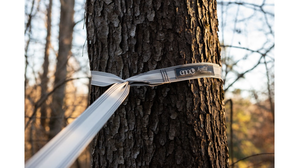 Eno Apollo Hammock Suspension System Straps, Grey/Charcoal, One Size, ASP001