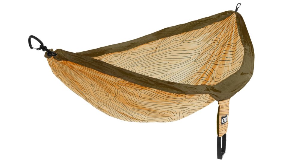 Eno Doublenest Hammock, Printed Pattern, Woodgrain/ Sand DP210