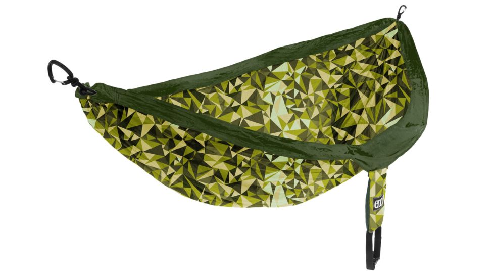 Eno Doublenest Hammock, Printed Pattern, Geo/ Green DP232