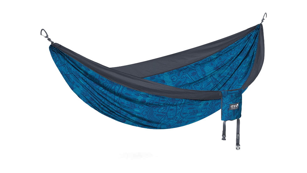 Eno DoubleNest Print Giving Back Hammocks, Outside NPF/Charcoal, One Size, Z-NPF-DNP