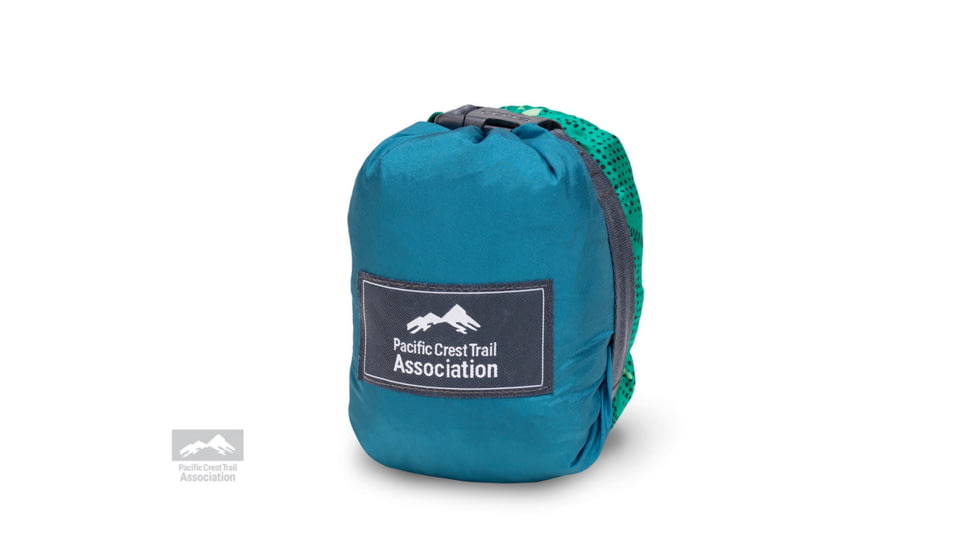 Eno DoubleNest Print Giving Back Hammocks, Topo PCT/Teal, One Size, Z-PCT-DNP