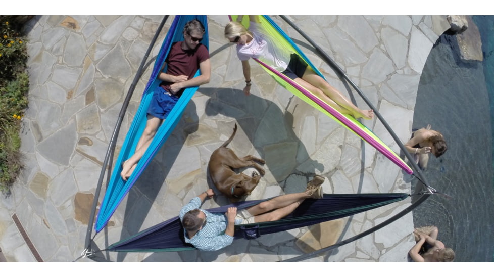 ENO ENOpod Triple Hammock Stand, Black, ENO-POD