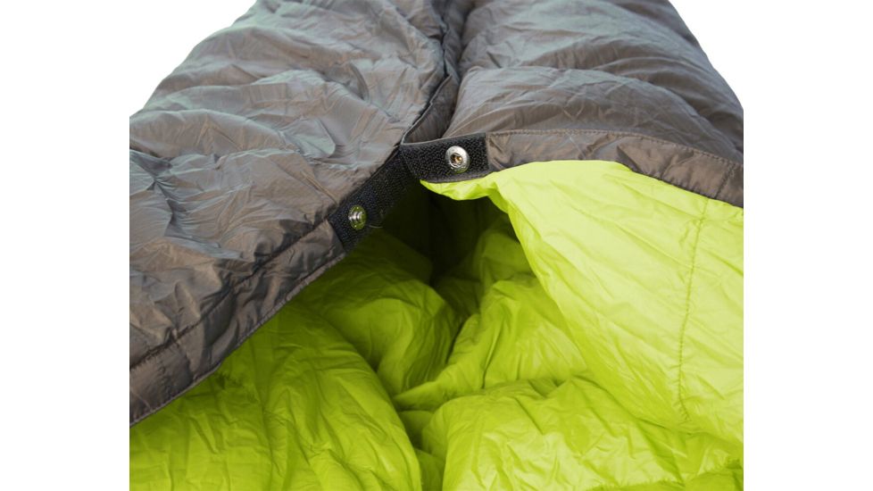 Eno Ignitor- Downtek Hammock Insulation, Charcoal/Lime A40070