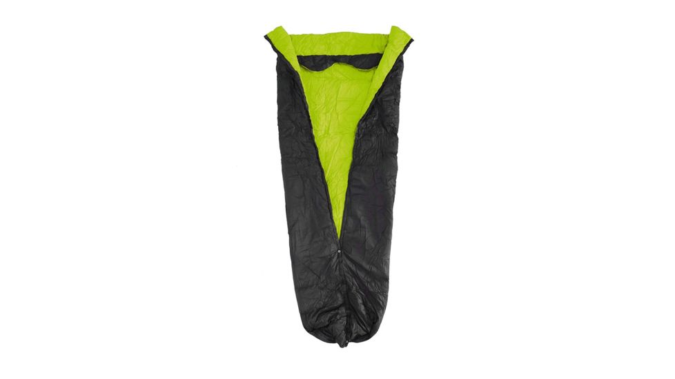 Eno Ignitor- Downtek Hammock Insulation, Charcoal/Lime A40070