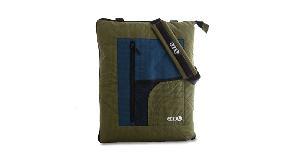 Eno Launchpad Single Blanket, Navy/Olive LPS001