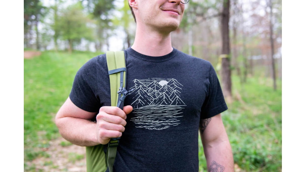 Eno Mountains-to-Sea T-Shirt - Men's, Medium, Carbon, AP102
