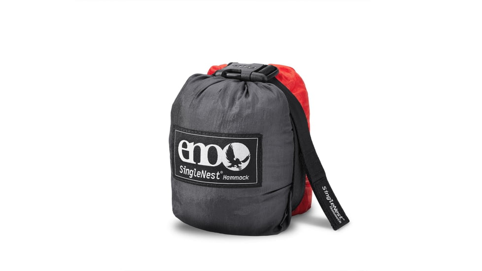 ENO SingleNest Hammock, Charcoal/Red, SN-004