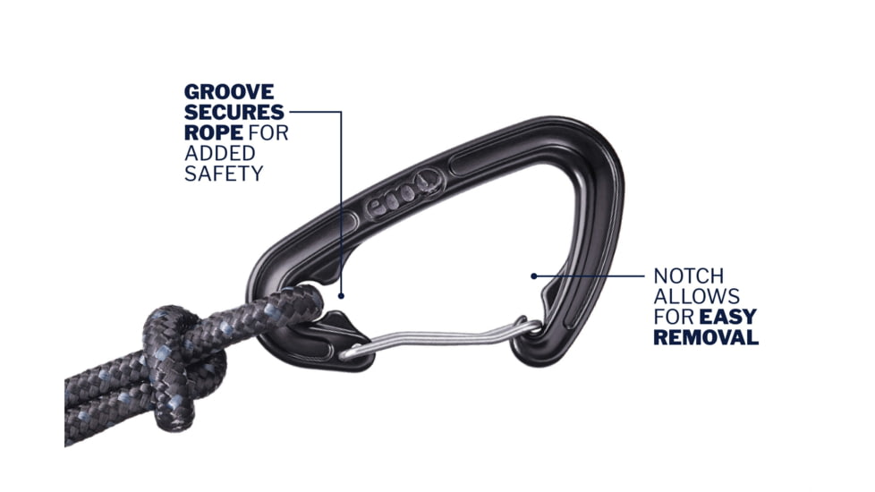 ENO SingleNest Hammock, Charcoal/Red, SN-004