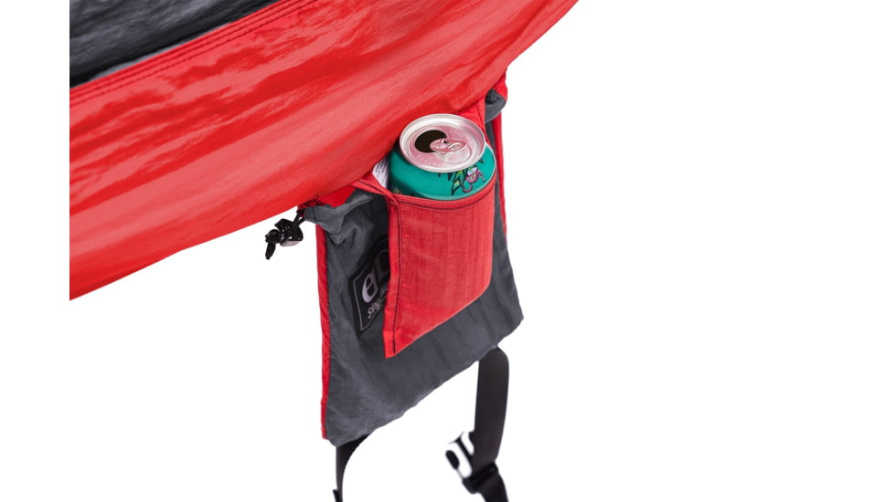 ENO SingleNest Hammock, Charcoal/Red, SN-004