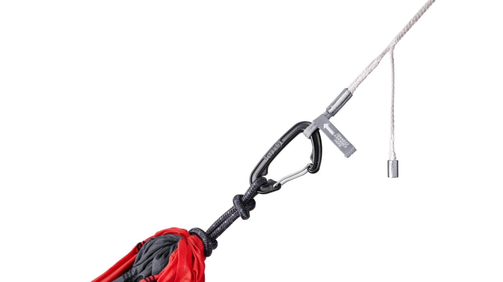 ENO SingleNest Hammock, Charcoal/Red, SN-004