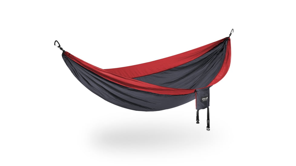 ENO SingleNest Hammock, Charcoal/Red, SN-004