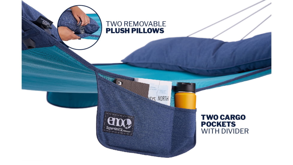 Eno SuperNest SL Hammock, Coastal Blue, SUPSL-1