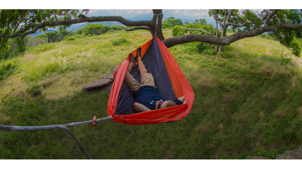 ENO SuperSub Hammock, Charcoal/Orange, LS049