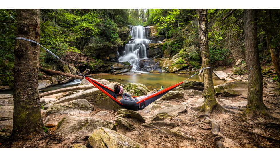 ENO SuperSub Hammock, Charcoal/Orange, LS049
