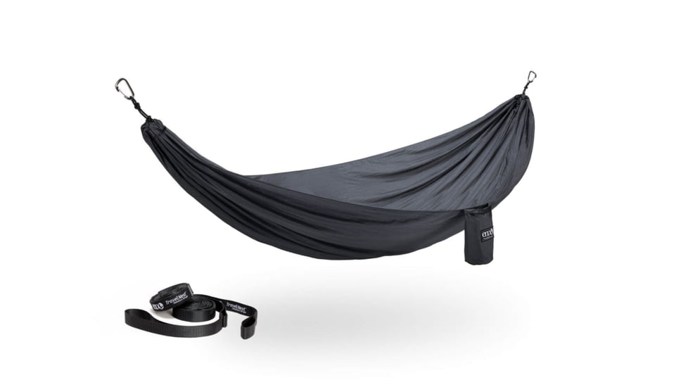 Eno TravelNest Hammock &amp; Straps Combo, Charcoal, One Size, TRN039