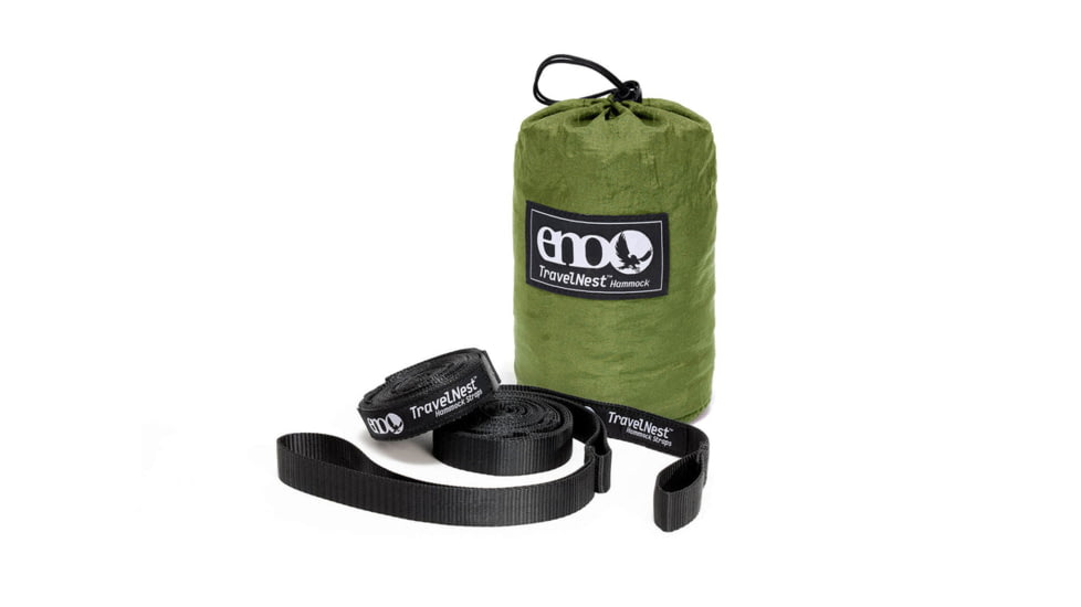 Eno TravelNest Hammock &amp; Straps Combo, Moss, One Size, TRN062