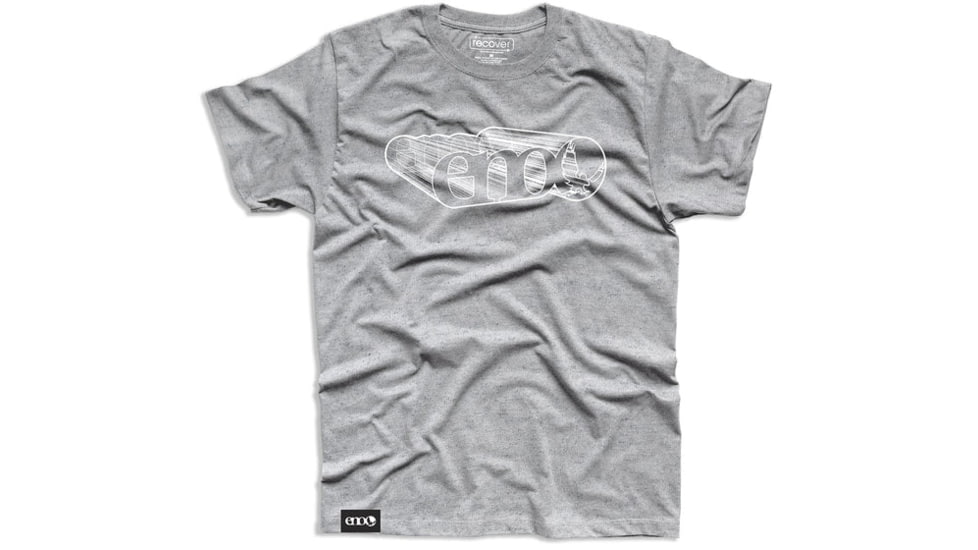 Eno Vanish Logo T-Shirt - Men's, Medium, Classic Grey, AP602