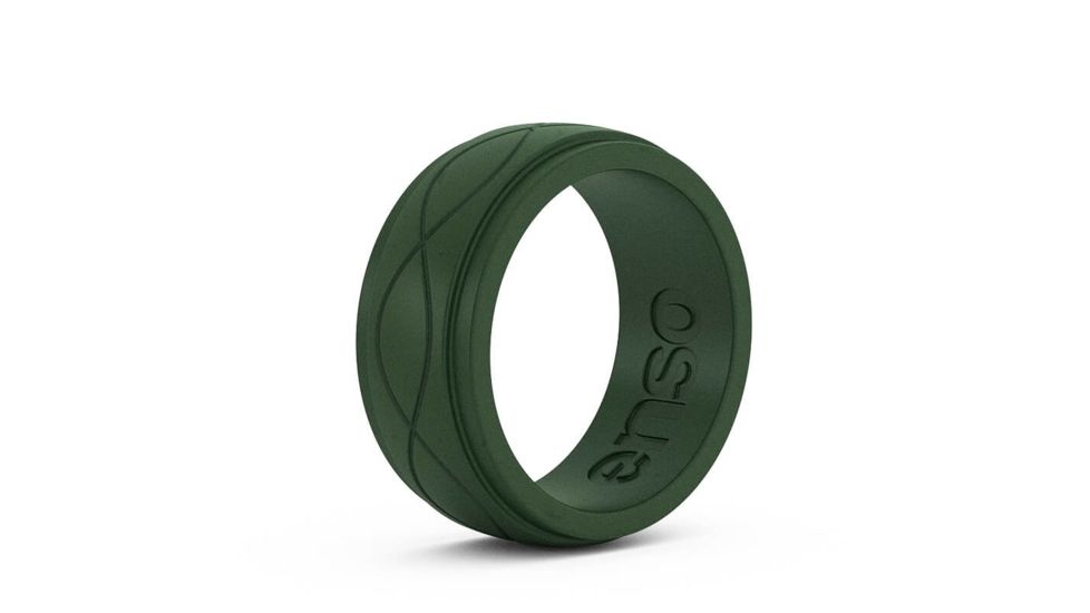 Enso Ring Men's Infinity-Forest Green-11